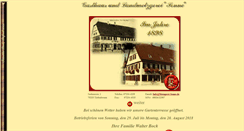 Desktop Screenshot of metzgerei-sonne.de
