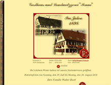 Tablet Screenshot of metzgerei-sonne.de